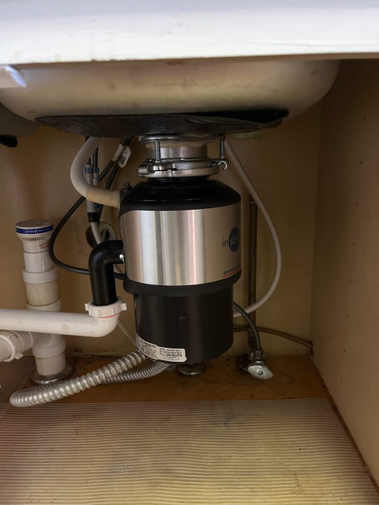 A picture of a garbage disposal Installation project by ER Handyman Services in Nashville Tennessee