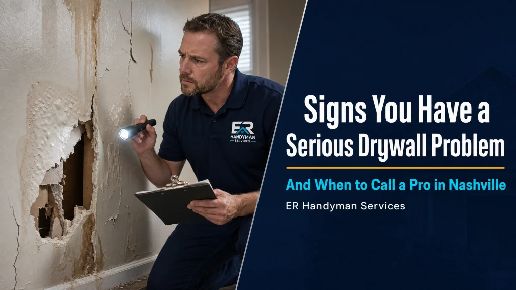 Signs You Have a Serious Drywall Problem